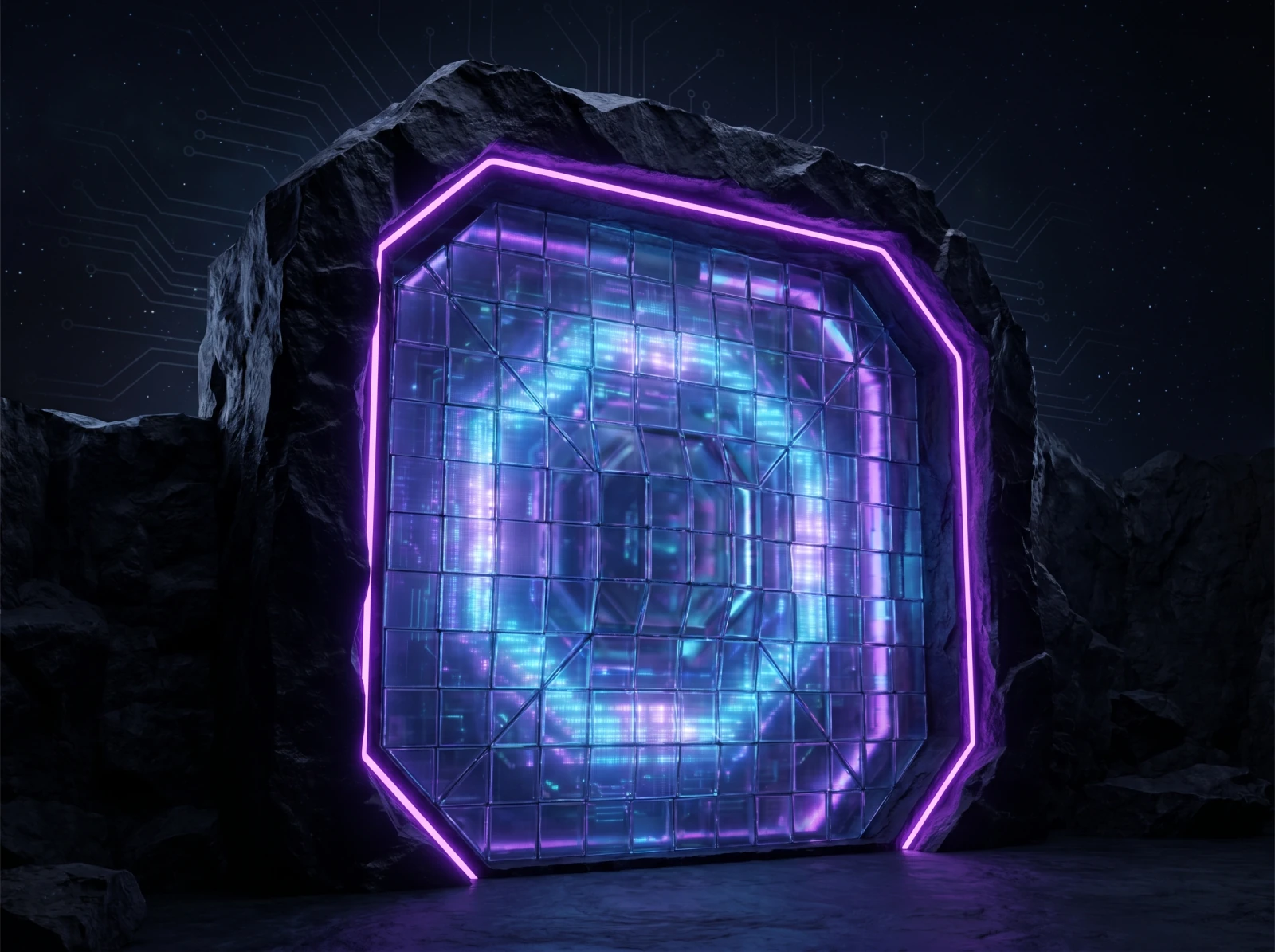 Cryptographic vault representing Multiswap's privacy-first, minimal-retention architecture